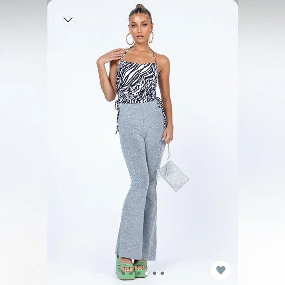 NWT Princess Polly Glitter Sparkly Pants - Picture 2 of 2